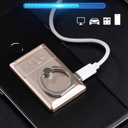 Creative Mobile Phone Holder Ring Electric Lighter.