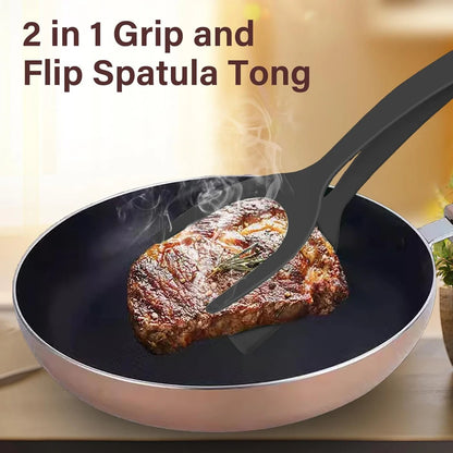 New 2 in 1 Grip Flip Spatula