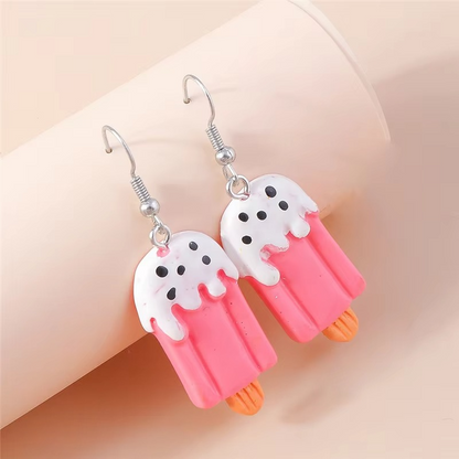 Bold Snack Charm Earrings
