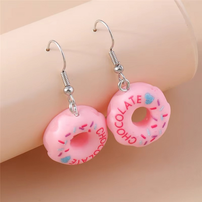 Bold Snack Charm Earrings