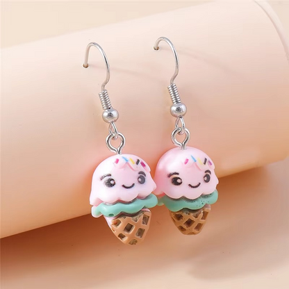 Bold Snack Charm Earrings