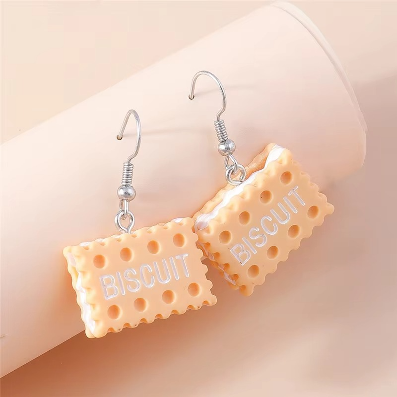 Bold Snack Charm Earrings