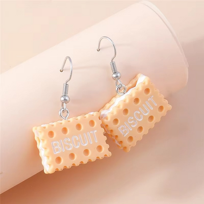 Bold Snack Charm Earrings