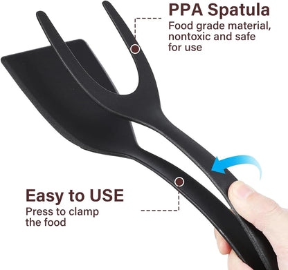 New 2 in 1 Grip Flip Spatula