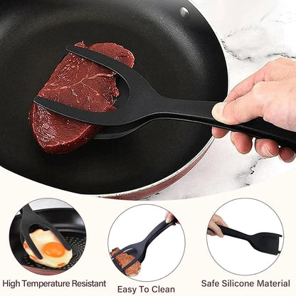 New 2 in 1 Grip Flip Spatula