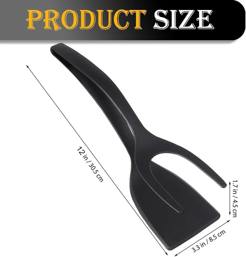 New 2 in 1 Grip Flip Spatula