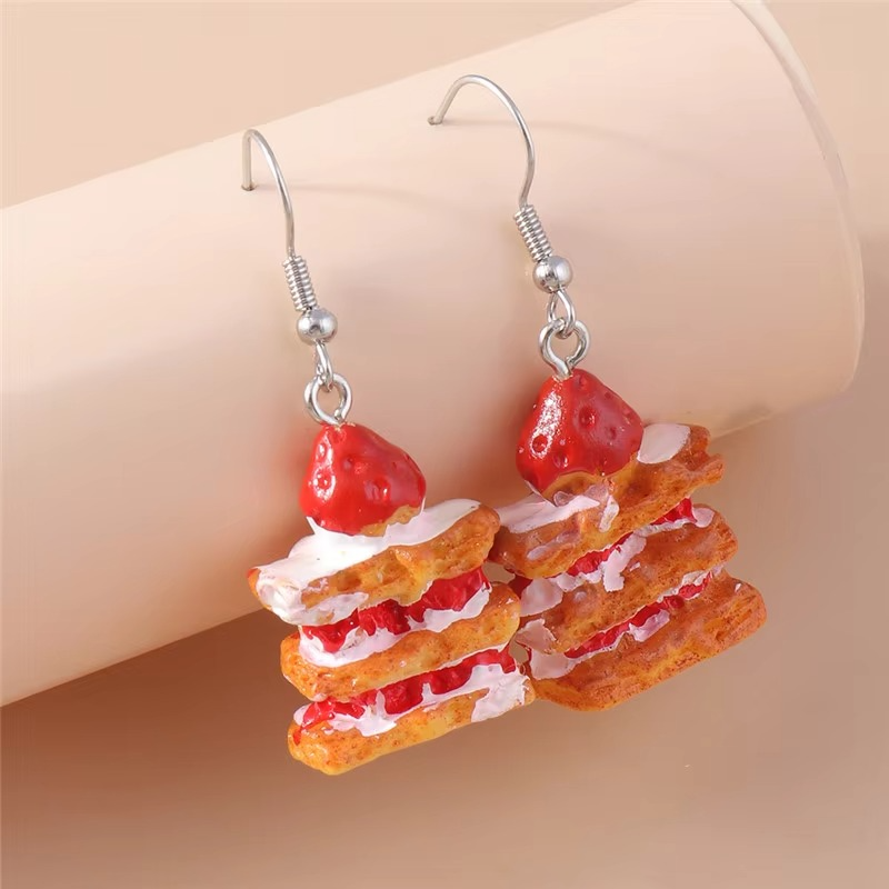 Bold Snack Charm Earrings