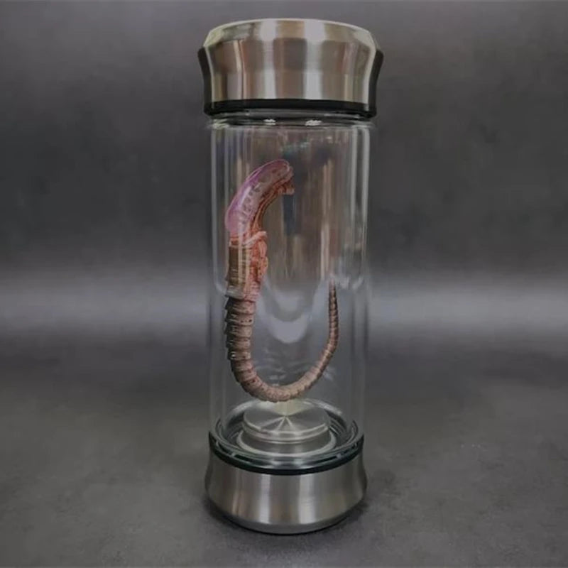 Alien Glow Jar Xenomorph Specimen Facehugger Embryo Glass Jar