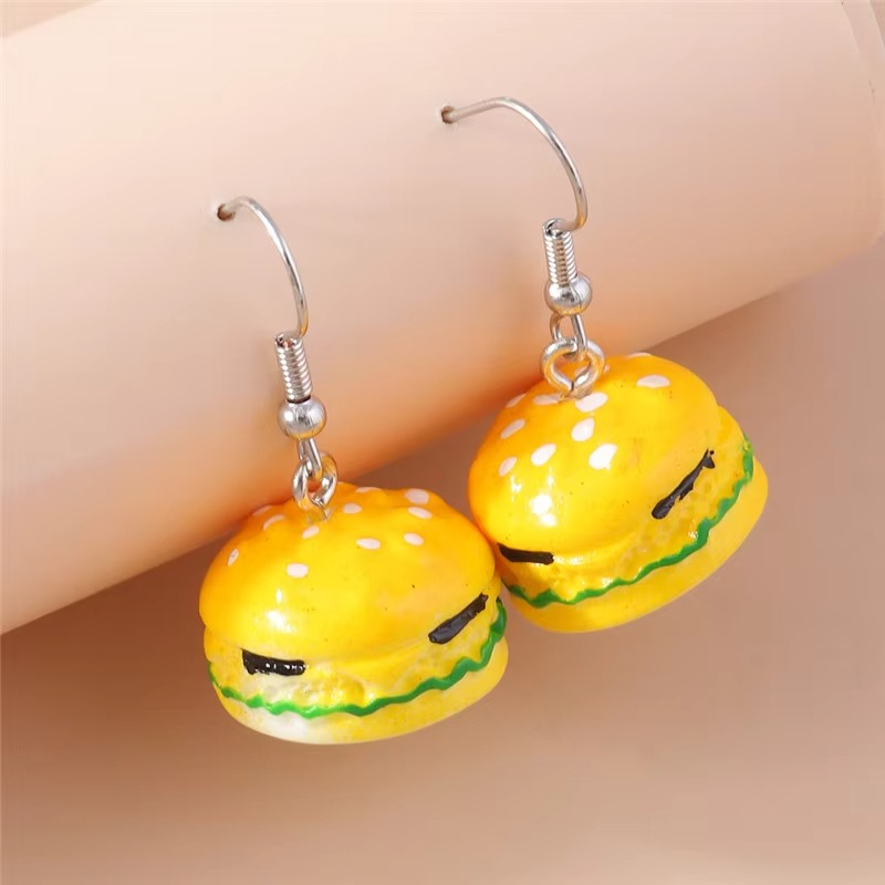 Bold Snack Charm Earrings
