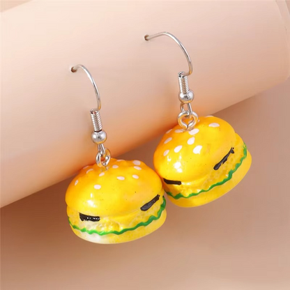 Bold Snack Charm Earrings