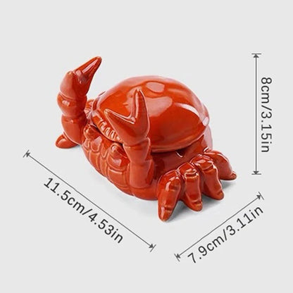 Cute Crab Ashtray with Lid