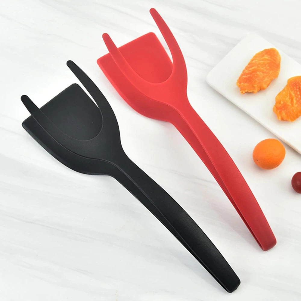 New 2 in 1 Grip Flip Spatula