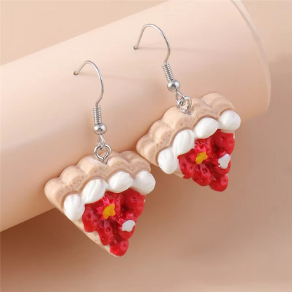 Bold Snack Charm Earrings