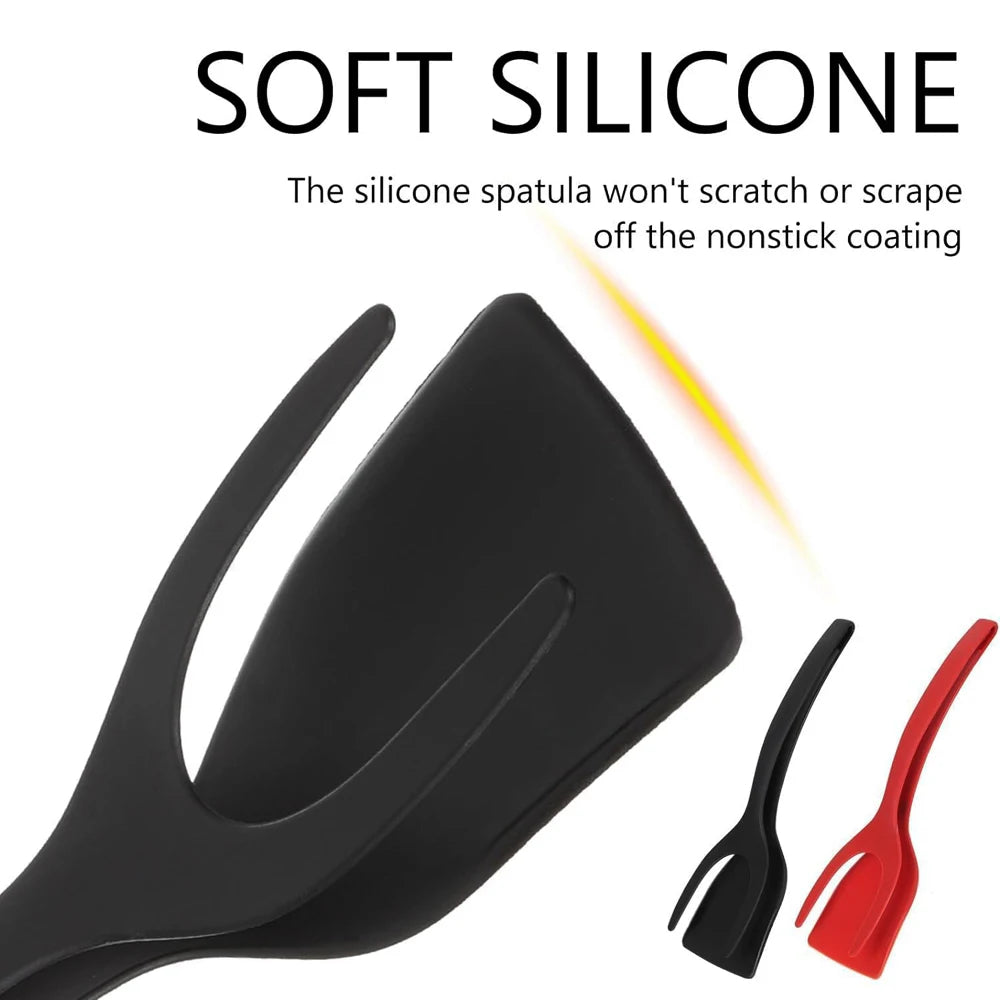 New 2 in 1 Grip Flip Spatula