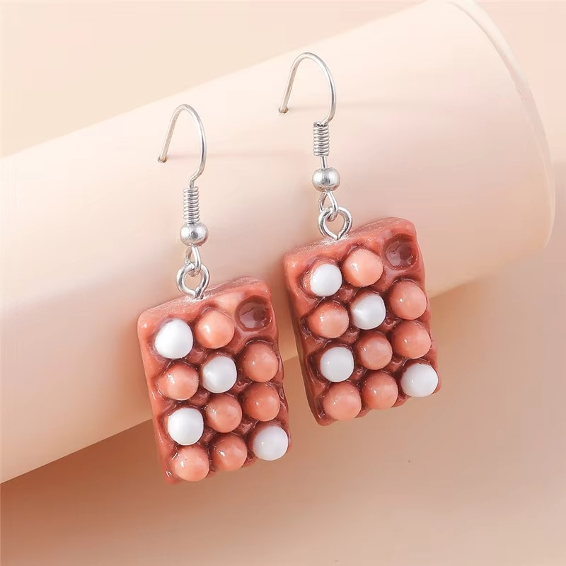 Bold Snack Charm Earrings