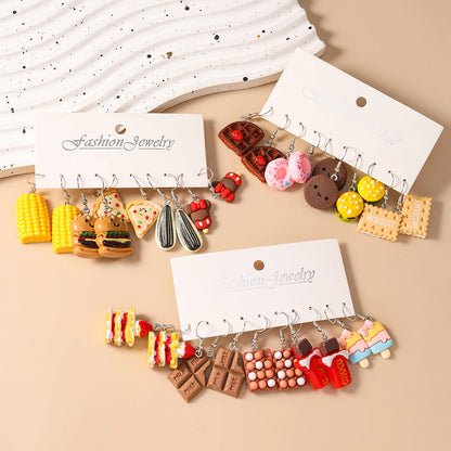Bold Snack Charm Earrings