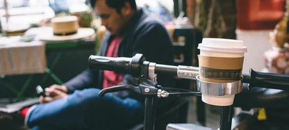 Aluminum Bicycle Coffee Cup Holder.